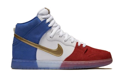 Для треккинга Nike Sb Dunk High Tricolor USA 313171-674