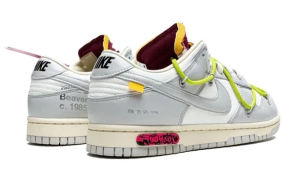 Для треккинга Nike Dunk Low Off White Lot 8 DM1602-106