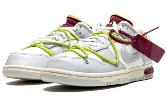 Для треккинга Nike Dunk Low Off White Lot 8 DM1602-106