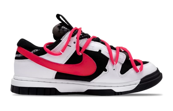 Для треккинга Nike Air Dunk Jumbo Anti-Slip Wear-Resistant Low-Top Skateboard Shoes Men's Pink White