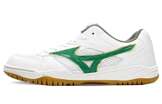 Кроссовки Mizuno Badminton Shoes Unisex Low-Top White/Green 29KV13035
