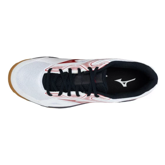 Кроссовки Mizuno Sky Blaster CN Low-Top Badminton Shoes Unisex White Black Red 71GA234641