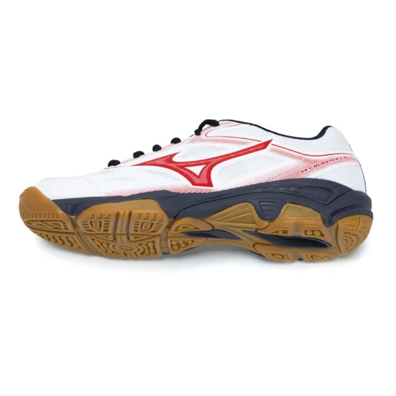 Кроссовки Mizuno Sky Blaster CN Low-Top Badminton Shoes Unisex White Black Red 71GA234641