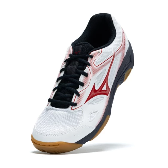 Кроссовки Mizuno Sky Blaster CN Low-Top Badminton Shoes Unisex White Black Red 71GA234641