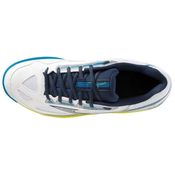 Кроссовки Mizuno Anti-Slip Wear-Resistant Low-Top Tennis Shoes Men's White Blue 61GA234015