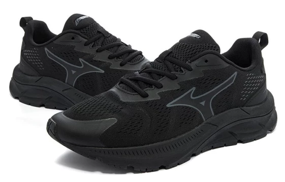 Кроссовки Mizuno PI Anti-Slip Wear-Resistant Breathable Lightweight Low-Top Casual Shoes Unisex Black D1GH212301