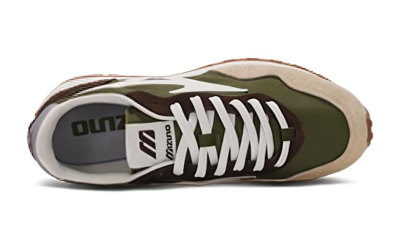 Кроссовки Mizuno LG 70s Anti-Slip Wear-Resistant Low-Top Casual Shoes Unisex Green White D1GH211210