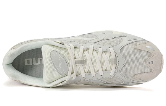 Кроссовки Mizuno Wave Solar Anti-Slip And Wear-Resistant Breathable Low-Top Casual Shoes Unisex White Light Gray D1GH222303