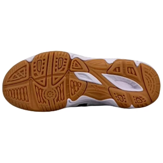 Для бега Mizuno Anti-Slip Wear-Resistant Low-Top Volleyball Shoes Unisex White Purple V1GA218135