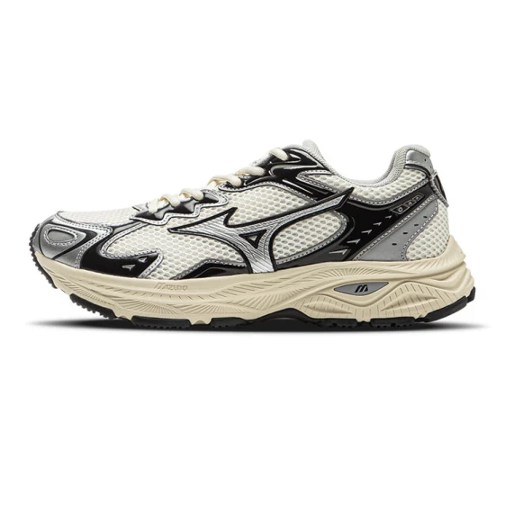 Для бега Oarism x Mizuno Racer S Wear-Resistant Low-Top Running Shoes Unisex Beige Apricot Black D1GH243601