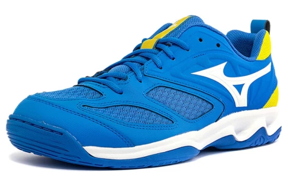 Для бега Mizuno Dynablitz Lightweight Breathable Volleyball Shoes Blue Yellow V1GA212247