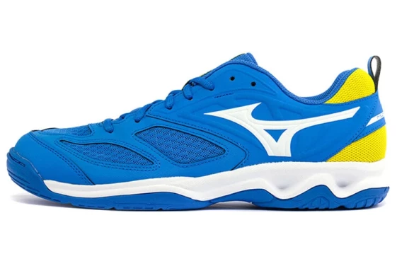 Для бега Mizuno Dynablitz Lightweight Breathable Volleyball Shoes Blue Yellow V1GA212247