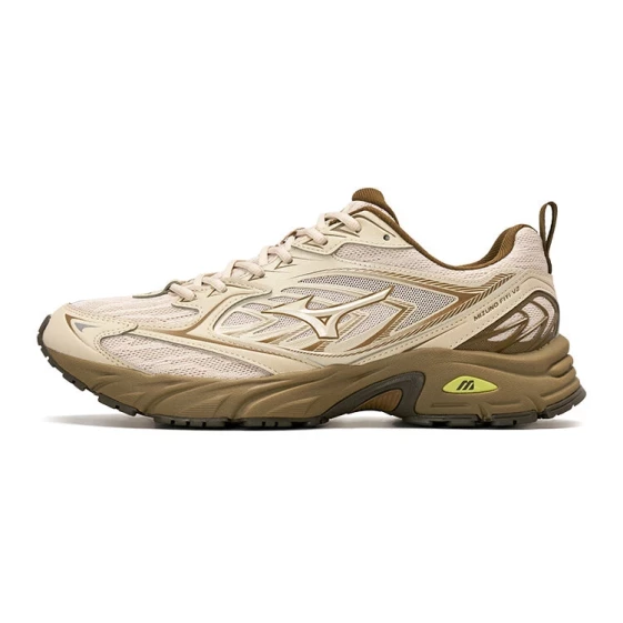 Для бега Mizuno FIYI V2 Cushioning Anti-Slip And Wear-Resistant Low-Top Sports Running Shoes Unisex Yellow Mud D1GH241503