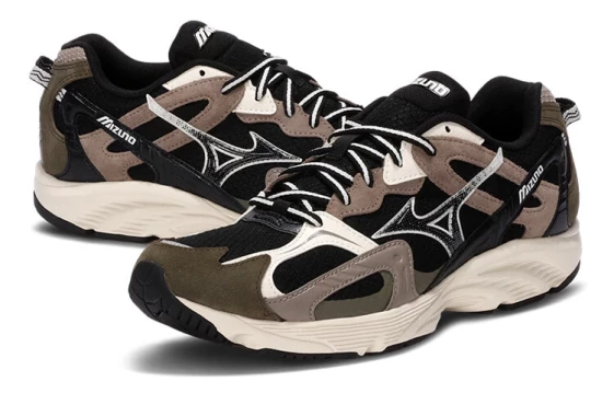 Для бега Mizuno Cushioning Wear-Resistant Support Rebound Low-Top Casual Running Shoes Unisex Dark Brown D1GH232201