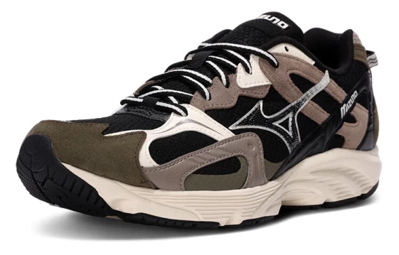 Для бега Mizuno Cushioning Wear-Resistant Support Rebound Low-Top Casual Running Shoes Unisex Dark Brown D1GH232201