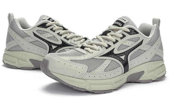 Для бега Mizuno Speed Wear-Resistant Breathable Cushioning Low-Top Casual Running Shoes Unisex Gray Black D1GH223008