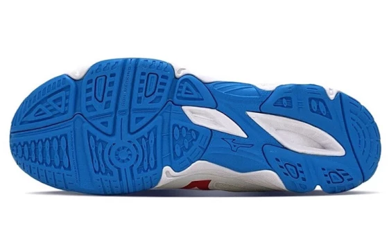 Для бега Mizuno Cyclone Speed Anti-Slip And Wear-Resistant Breathable Low-Top Training Shoes Unisex White Blue Red V1GA218125