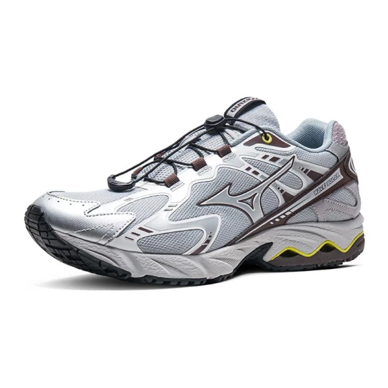 Для бега Mizuno Anti-Slip And Wear-Resistant Coverage Support Low-Top Casual Running Shoes Unisex Silver Gray D1GH231811