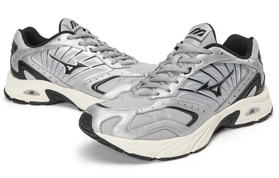 Для бега Mizuno Fiyi 2k Casual Retro Silver Gray Black D1GH223703