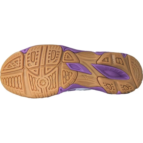 Для бега Mizuno Sky Blaster Impact-Resistant Low-Top Training Shoes Unisex White/Purple 71GA234642