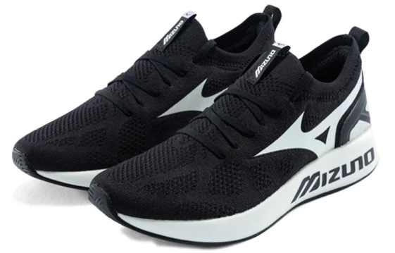 Для бега Mizuno Pi Knit Low top 'Black And White' D1GH202401