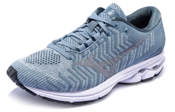 Для бега Wave Rider Women's Mizuno Waveknit 3 'Grey Blue' Women's J1GD192939
