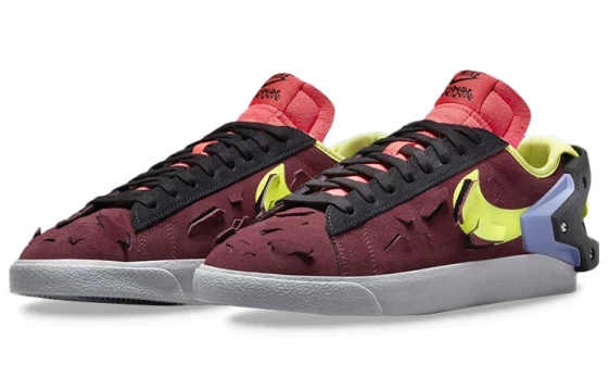 Кроссовки Nike Blazer Low Acronym Night Maroon DN2067-600