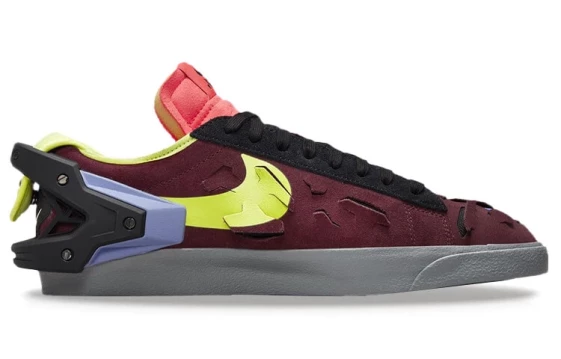 Кроссовки Nike Blazer Low Acronym Night Maroon DN2067-600