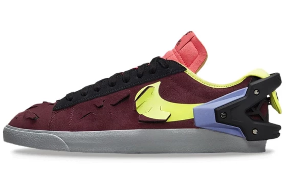 Кроссовки Nike Blazer Low Acronym Night Maroon DN2067-600