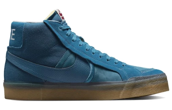 Кроссовки Nike Sb Zoom Blazer Mid Prm Plus Green Abyss Gum DV5468-300