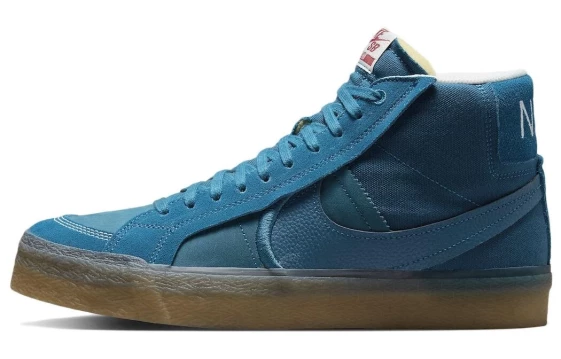 Кроссовки Nike Sb Zoom Blazer Mid Prm Plus Green Abyss Gum DV5468-300