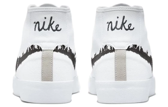 Кроссовки Nike Sb Blazer Court Mid Prm White Black DM8553-100