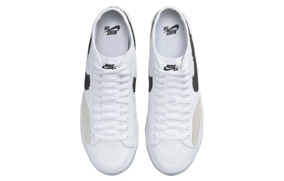 Кроссовки Nike Sb Blazer Court Mid Prm White Black DM8553-100