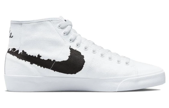 Кроссовки Nike Sb Blazer Court Mid Prm White Black DM8553-100