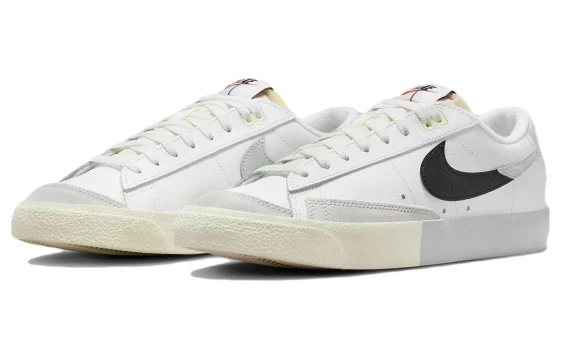 Кроссовки Nike Blazer Low 77 'Summit White Black Light Silver' DZ2544-100
