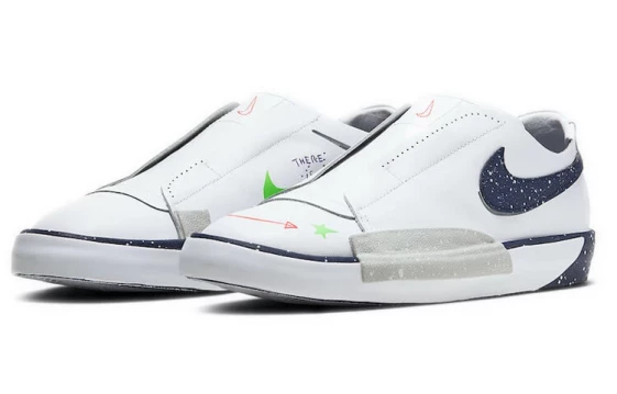 Кроссовки Nike Blazer Low Slip Planet Of Hoops CW2619-141