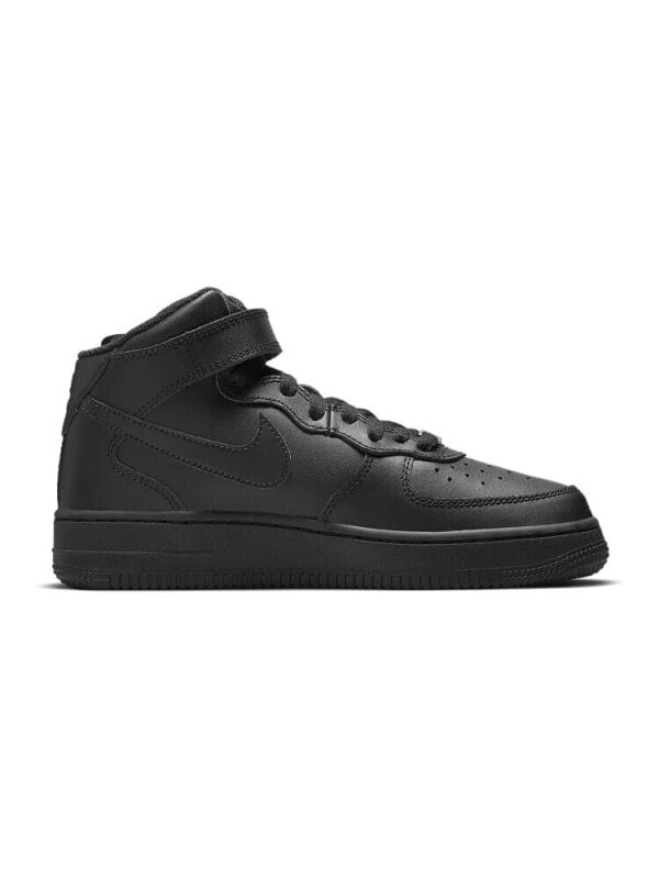 Кроссовки и кеды Nike Kids Air Force 1 Mid "Triple Black" Sneakers DH2933-001