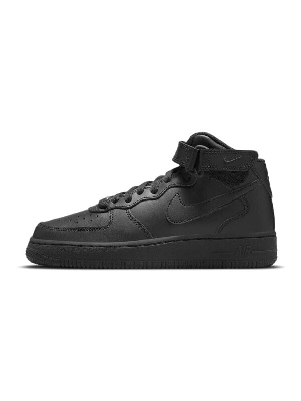 Кроссовки и кеды Nike Kids Air Force 1 Mid "Triple Black" Sneakers DH2933-001