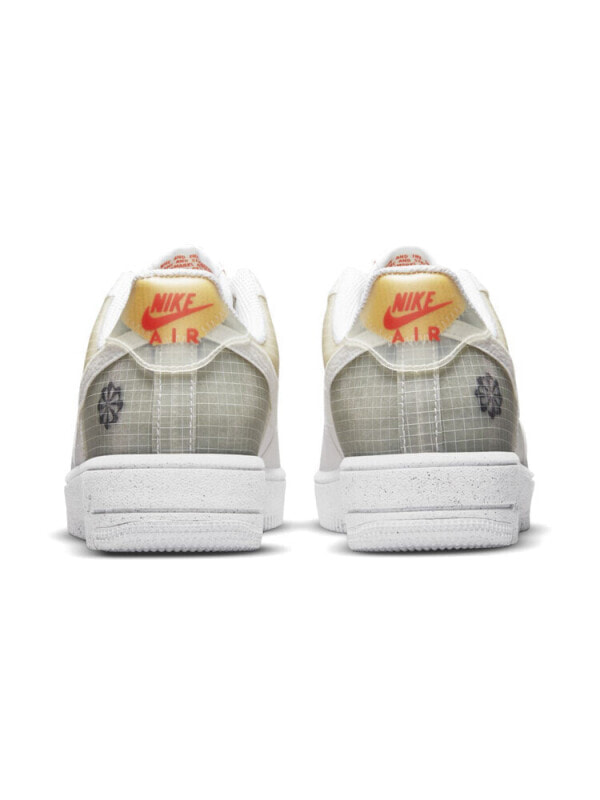 Кроссовки и кеды Nike Air Force 1 Crater 'Move To Zero - White Orange' GS DH4339-100