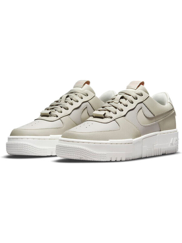 Кроссовки Nike Air Force 1 Low Pixel Stone Bone Summit White Women's CK6649-104