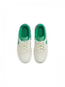 Кроссовки и кеды Nike Air Force 1 Low LV8 3 Heel Stitch Sail Stadium Green GS FJ7540-100