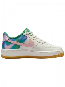 Кроссовки и кеды Nike Air Force 1 Low LV8 3 Heel Stitch Sail Stadium Green GS FJ7540-100