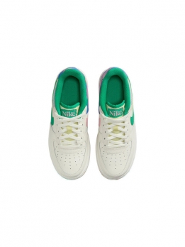Кроссовки и кеды Nike Air Force 1 Low LV8 3 Heel Stitch Sail Stadium Green GS FJ7540-100