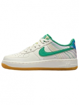 Кроссовки и кеды Nike Air Force 1 Low LV8 3 Heel Stitch Sail Stadium Green GS FJ7540-100