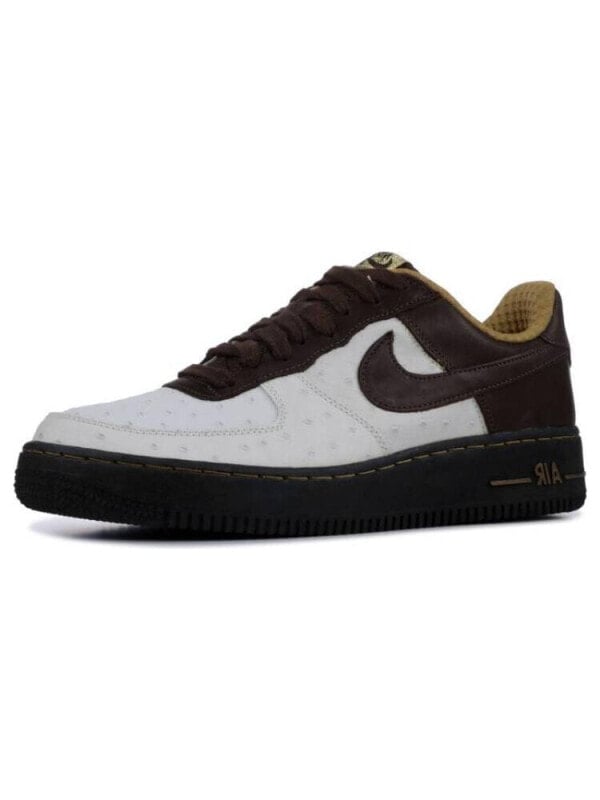 Кроссовки Nike Air Force 1 Cushioning Wear Resistant Low Top Skateboard Shoes Unisex Brown 312945-112
