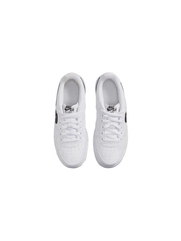 Кроссовки и кеды Nike Air Force 1 Low Cut Out Swoosh White Black GS DR7889-100