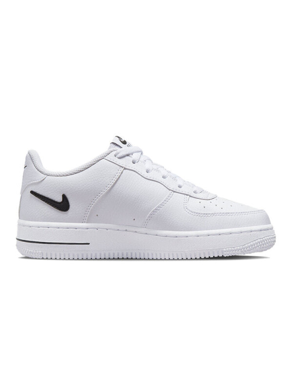 Кроссовки и кеды Nike Air Force 1 Low Cut Out Swoosh White Black GS DR7889-100