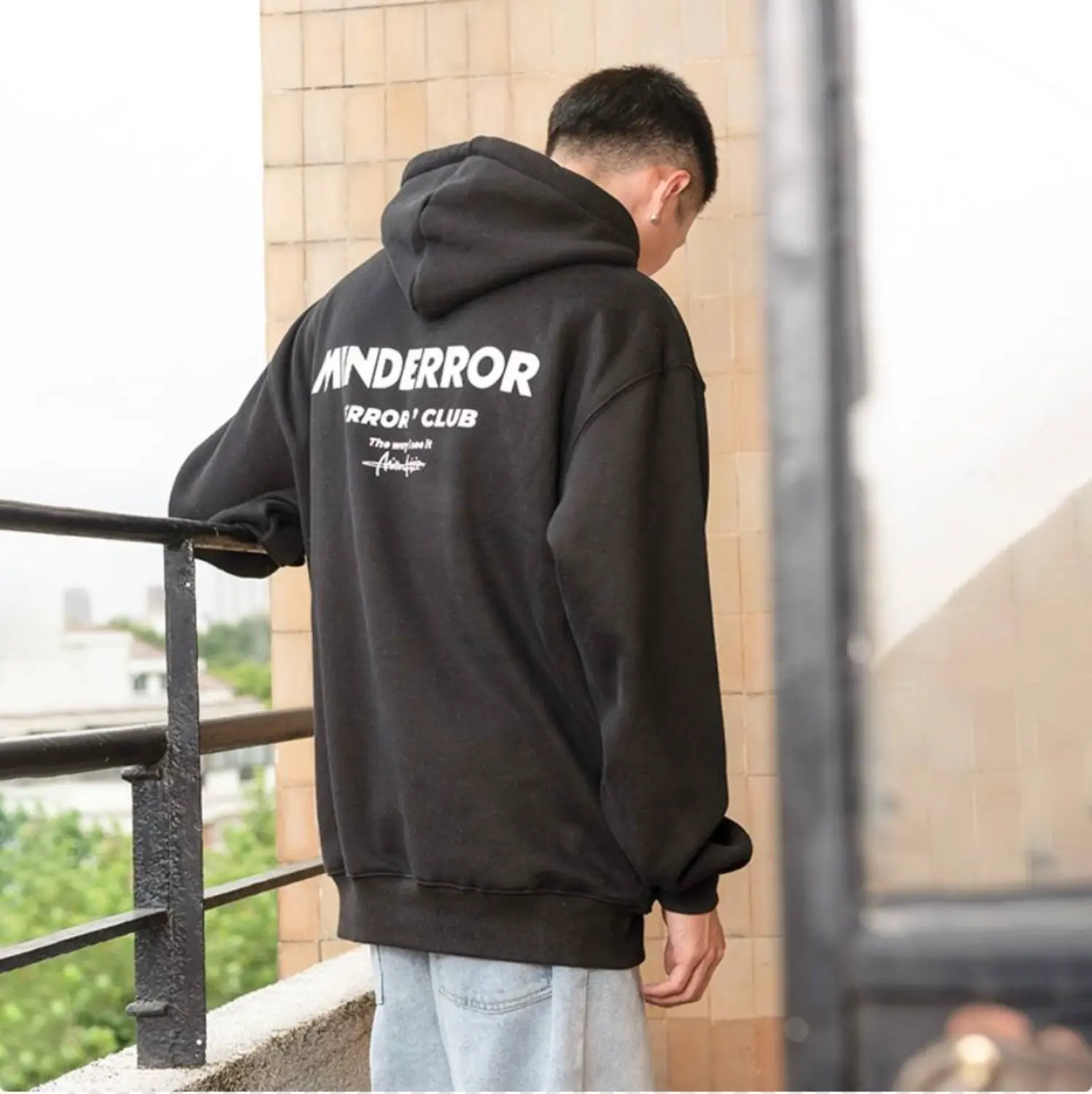 MIND ERROR Basic Hoodie (ME21FWTOP115-1)