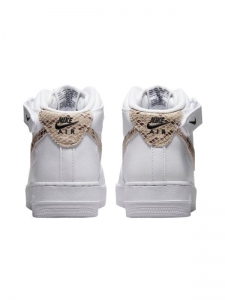 Кроссовки Nike Air Force 1 '07 Mid White Snake Swoosh Women's DD9625-101