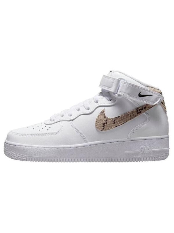 Кроссовки Nike Air Force 1 '07 Mid White Snake Swoosh Women's DD9625-101